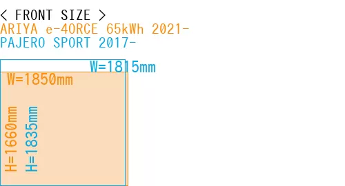 #ARIYA e-4ORCE 65kWh 2021- + PAJERO SPORT 2017-